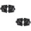 4 Pcs 360 Degree Rotating Wrist Strap Mount For Black 6