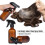 4 Pcs 500ml Empty Watering Cans For Home Garden Brown 11