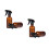 4 Pcs 500ml Empty Watering Cans For Home Garden Brown 9