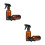 4 Pcs 500ml Empty Watering Cans For Home Garden Brown 10