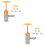 2Sets Multi-Function Manual Noodle Maker Assorted Color Kitchen Tool 6