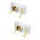 2Pcs Adhesive Shower Head Holder With Hooks For Hand Held Sprayer 9