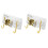 2Pcs Adhesive Shower Head Holder With Hooks For Hand Held Sprayer 4