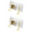 2Pcs Adhesive Shower Head Holder With Hooks For Hand Held Sprayer 7