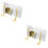 2Pcs Adhesive Shower Head Holder With Hooks For Hand Held Sprayer 8