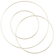 9 Pcs Wreath Iron Hoops Macrame Wall Hanging Diy Dream Catcher Rings