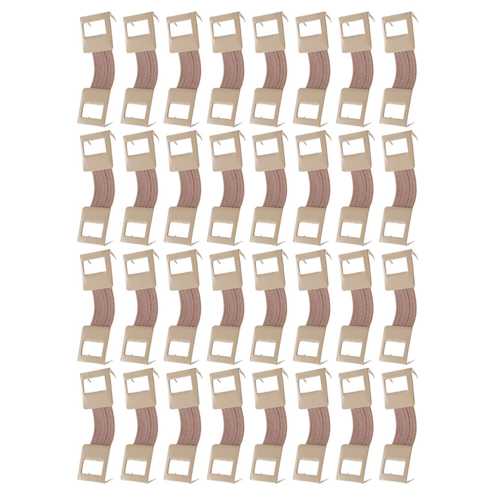 Ohphcall 200 Pcs Elastic Bandage Clips Stretchable Fixing Buckle