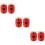 6 Rolls Self-Adhesive Sports Target Labels Practical Stickers 11