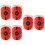 6 Rolls Self-Adhesive Sports Target Labels Practical Stickers 9