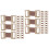 200 Pcs Elastic Bandage Clips Stretchable Fixing Buckle 6