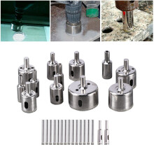 28 Teile Diamantbohrer Set Für Fliesen Marmor Keramik Granit 6–50mm