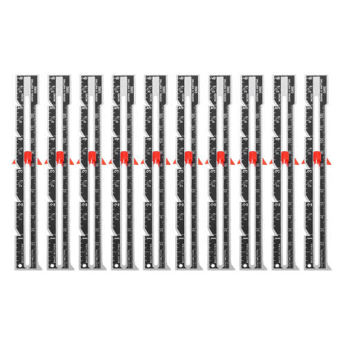 40 Pcs Sewing Gauge Ruler: Sliding Measuring Tool For Quilting