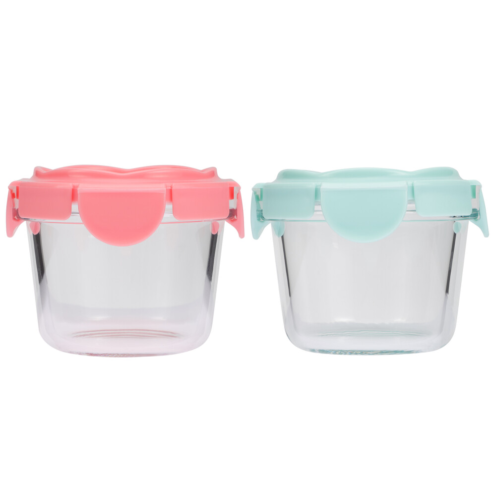 4 Pcs Baby Food Bowl With Lids Glass Egg Steaming Container Ohphcall