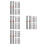 40 Pcs Sewing Gauge Ruler: Sliding Measuring Tool For Quilting 8
