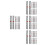 40 Pcs Sewing Gauge Ruler: Sliding Measuring Tool For Quilting 10