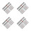 40 Pcs Sewing Gauge Ruler: Sliding Measuring Tool For Quilting 9