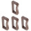 4Pcs Wooden Teacup Handle Replacement Mug Supplies 4
