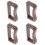 4Pcs Wooden Teacup Handle Replacement Mug Supplies 7