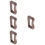 4Pcs Wooden Teacup Handle Replacement Mug Supplies 9