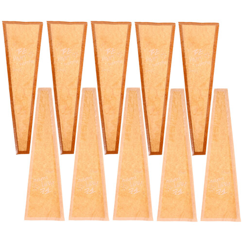 240 Pcs Small Bouquet Sleeve Single Flower Wrapping