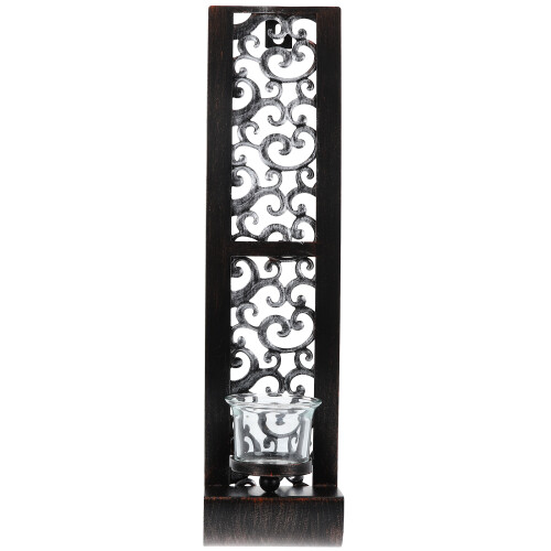 4Pcs Iron Hanging Candle Holder Hollow Tea Light Stand