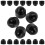 40 Pcs Screw End Cap Exposed Bolt Dome Nut Protective Cover 1