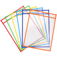6 durchsichtige dokumentenhüllen für , multifunktional