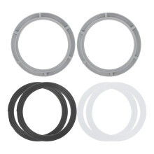 6-tlg. O-Ring-Dichtungsset 110 mm mit Siebeinsatz für Waschbecken