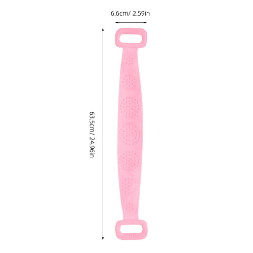 2 silikon langbadetuch peeling blau rosa 1