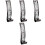 4Pcs Iron Hanging Candle Holder Hollow Tea Light Stand 3