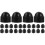 40 Pcs Screw End Cap Exposed Bolt Dome Nut Protective Cover 4