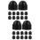 40 Pcs Screw End Cap Exposed Bolt Dome Nut Protective Cover 9