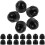 40 Pcs Screw End Cap Exposed Bolt Dome Nut Protective Cover 2