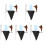 5 Sets Portable Bone China Ocarina Beginner Durable Musical Instrument 2