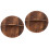 2Pcs Iron Wok Pan Lid With Wood Handle For Kitchen 6