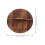 2Pcs Iron Wok Pan Lid With Wood Handle For Kitchen 10