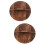 2Pcs Iron Wok Pan Lid With Wood Handle For Kitchen 9