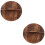 2Pcs Iron Wok Pan Lid With Wood Handle For Kitchen 8