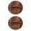 2Pcs Iron Wok Pan Lid With Wood Handle For Kitchen 7