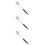 3Pcs Stainless Steel Kitchen Utensils With Vacuum Handle - Pasta Server 3