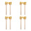 8 Pcs Mini Stirring Sticks For Bee Festival Decor 4