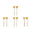 8 Pcs Mini Stirring Sticks For Bee Festival Decor 9