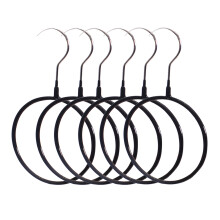 5Stück Ring Organizer Schlaufe Für Krawatten Gürtel Schal (Schwarz)