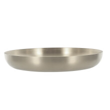 3Pcs Stainless Steel Kitchen Serving Tray And Food Plate