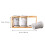 2 Pcs Cutlery Storage Rack Ceramic Marbling Tableware Canister 10