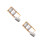 2 Pcs Cutlery Storage Rack Ceramic Marbling Tableware Canister 5