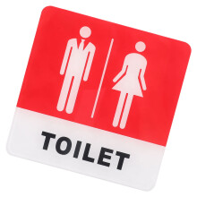 Unisex Badezimmer Schild Damen Toilette Türschild Acryl