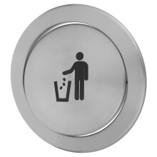 Round Müll Und Abwurf Schachtdeckel Für Bad Büro