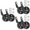 3 Pairs Replacement Training Wheels Bike Stabiliser Replaceable 8