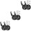 3 Pairs Replacement Training Wheels Bike Stabiliser Replaceable 7